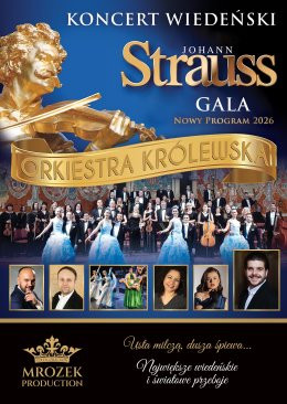 Chorzów Wydarzenie Koncert Koncert Wiedeński - Johann Strauss Gala: Orkiestra Królewska - „W świecie operetki”
