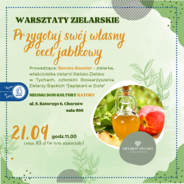 Chorzów Wydarzenie Inne wydarzenie Warsztaty zielarskie