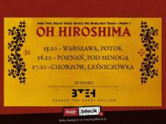 Chorzów Wydarzenie Koncert Oh Hiroshima na trzech wyjątkowych koncertach w Polsce!